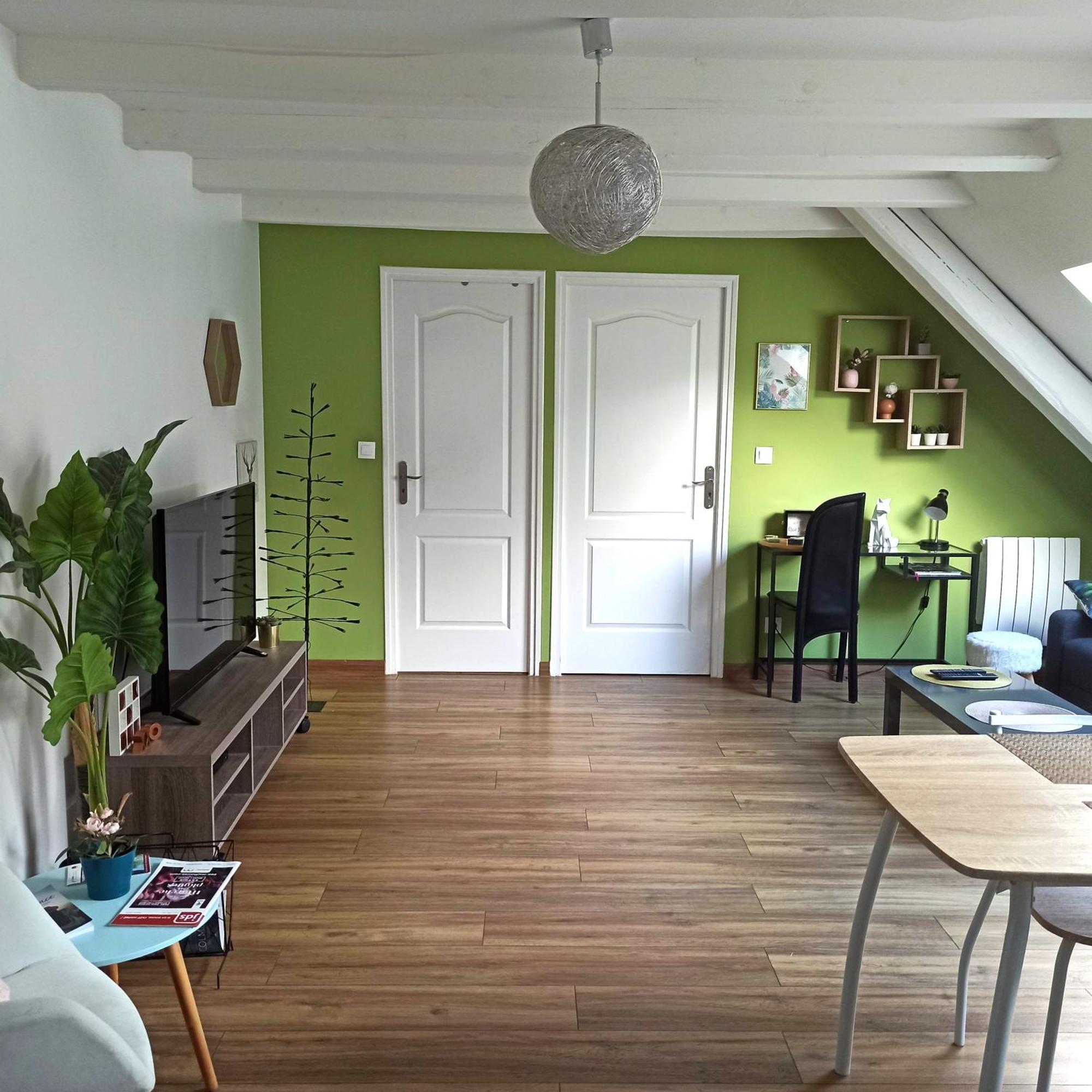 Joli Gite F2 Independant Avec Jardin Prive Руффак Экстерьер фото